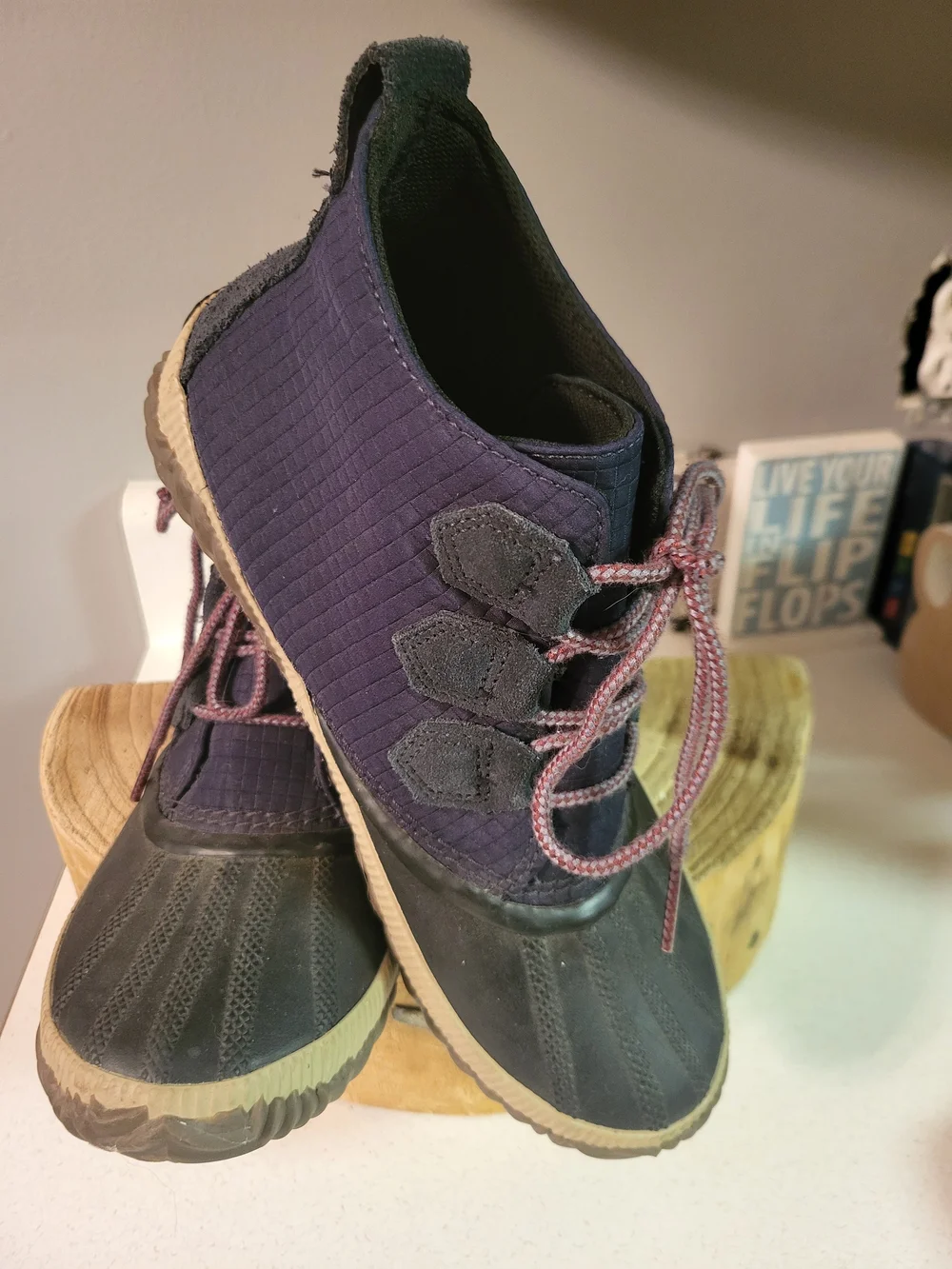Sorel NL3796-439 Blue/Black Out N About Waterproof Boots Women's Size 9, EUR 40